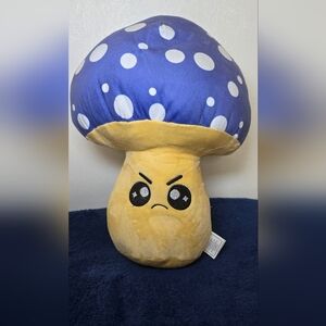 Funky Purple Mushroom Angry Face Plush Fairy 12inch